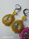 Boucles d’oreilles jaune