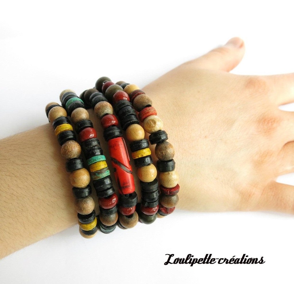 Bracelet africain bois